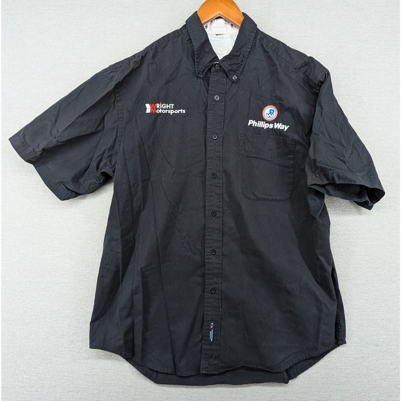 Wright Motorsports Phillips Way Racing Crew Shirt Large Rolex 24 Gt 2009 D88